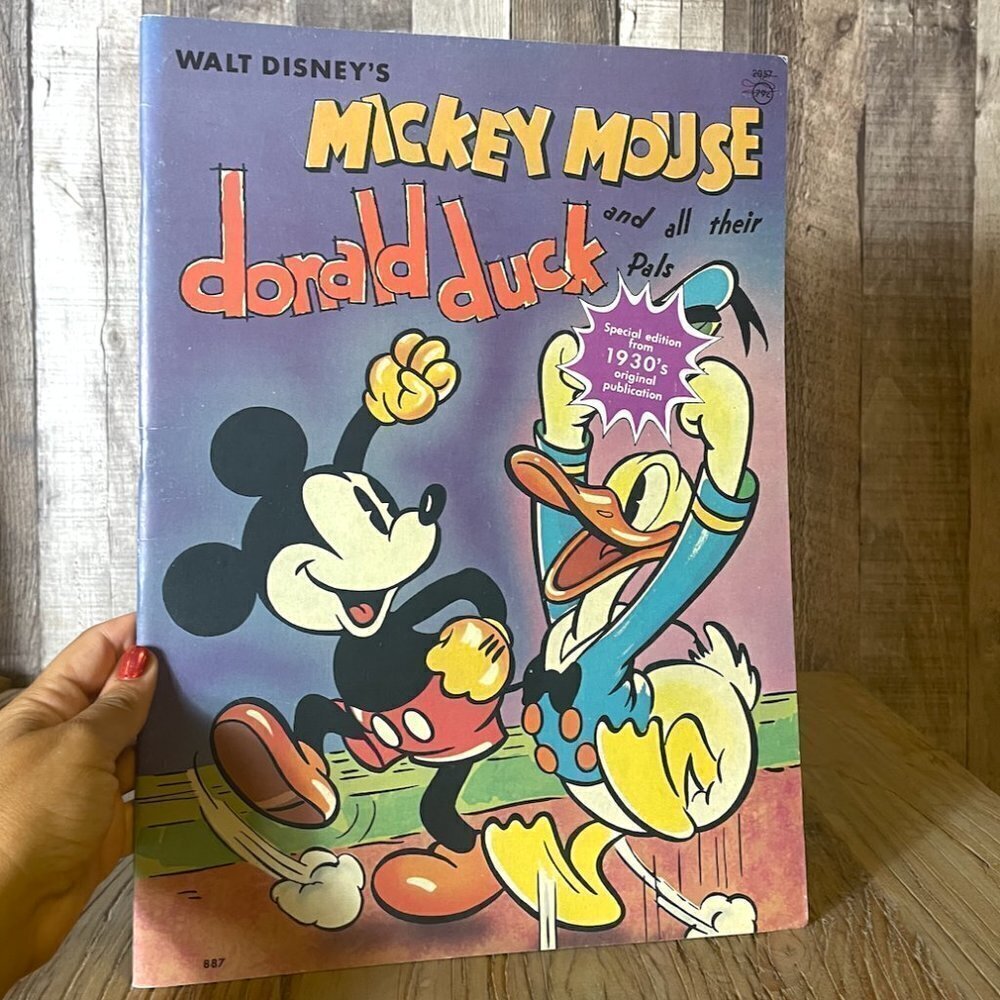 Vintage Walt Disney Comics Mickey Mouse & Donald Duck